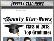Tablet Screenshot of countystarnews.com